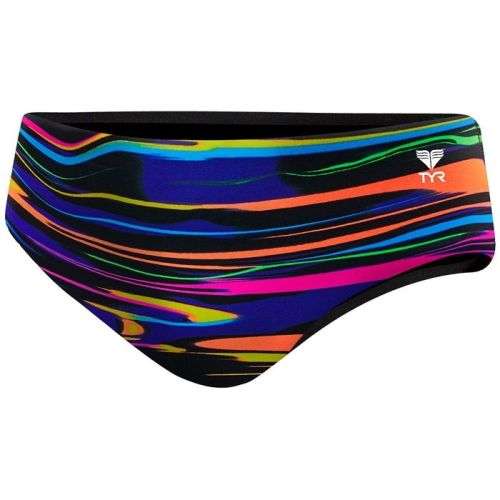 TYR Men`s Swimming Racer - Fresno Purple/Multi - Size 34