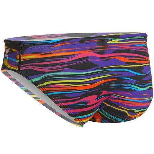 TYR Men`s Swimming Racer - Fresno Purple/Multi - Size 34