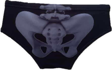 Men`s Swimming Racer - Skeleton - Size 34