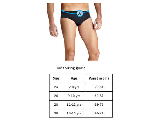 Boys Swimming Racer - Skeleton - Size 26