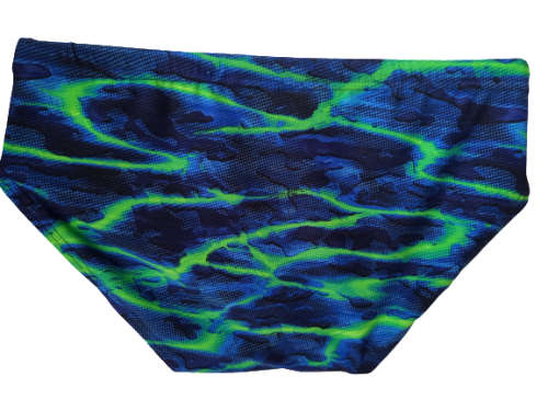 TYR Men`s Swimming Racer - Lambent Blue/Green - Size 36