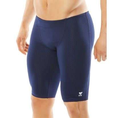TYR Men`s Swimming Jammer - Hexa PNP Navy - Size 28