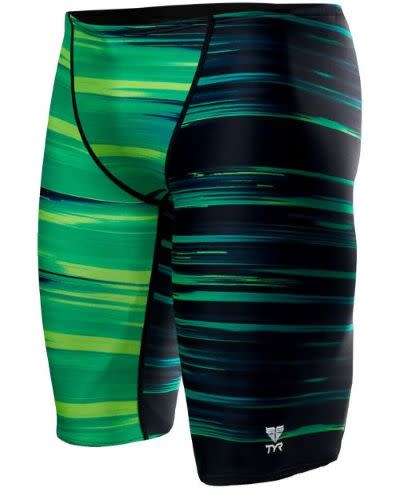 TYR Men`s Swimming Jammer - Lumen Green - Size 36