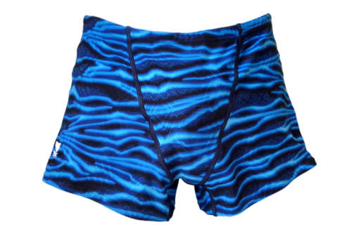 TYR Men`s Swimming Boxer Square Leg - Voltage Blue - Size 36
