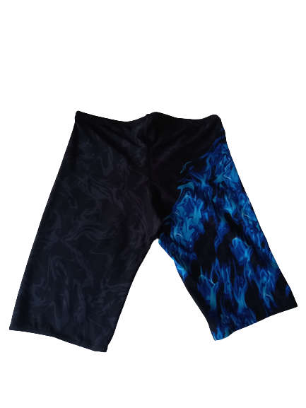 TYR Men`s Swimming Jammer - Ignis Blue/Black - Size 38