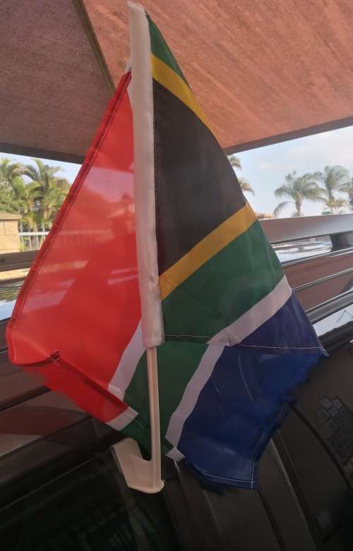 Car window SA flag (set of 2)