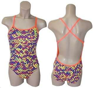 TYR Ladies Swimming Costume - Modena Crossfit - Size 28