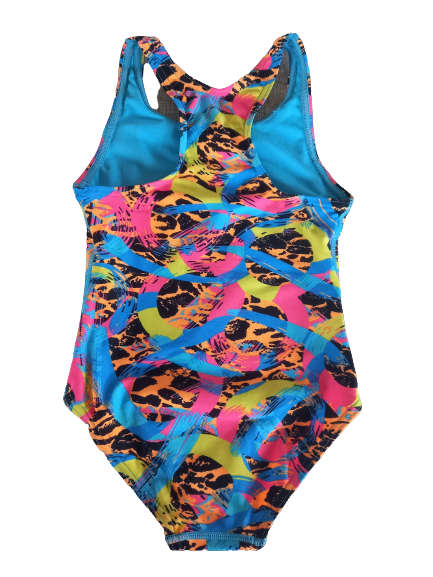 TYR Kids Girls Swimming Costume - Enso Maxfit - Size 5 - 6 years