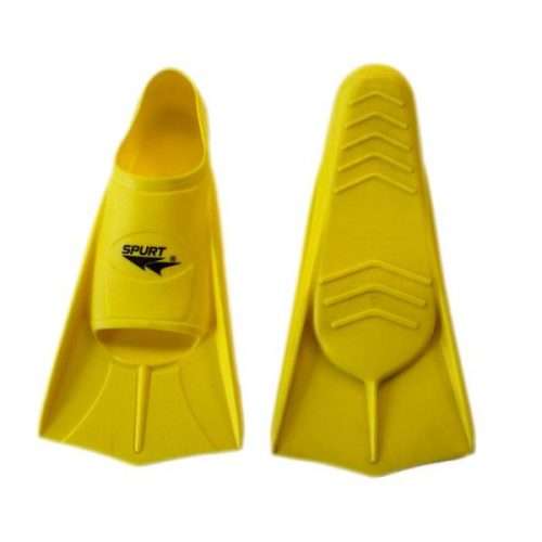 Swim Fins Short Spurt Yellow Size UK 1 - 1.5