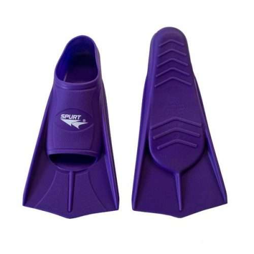 Swim Fins Short Spurt Black Size UK 8.5 - 9.5