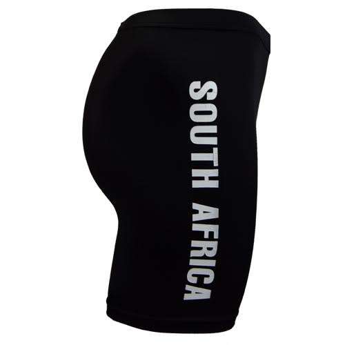 SA Flag / Black Short Tights - Size X-Large (38)