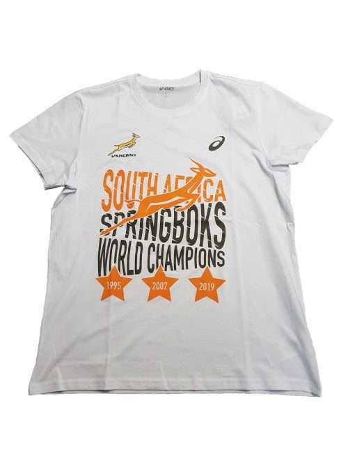 Springboks Men`s RWC World Cup Winners Tee Shirt - 3X-Large