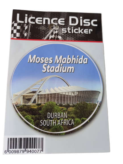 Licence Disc Sticker - Moses Mabhida Stadium
