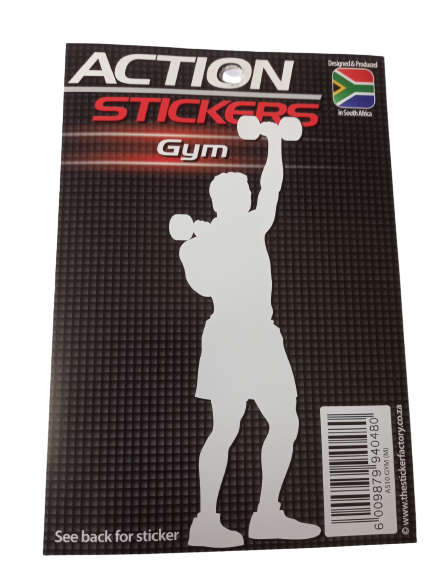 Action Sticker - Gym Male
