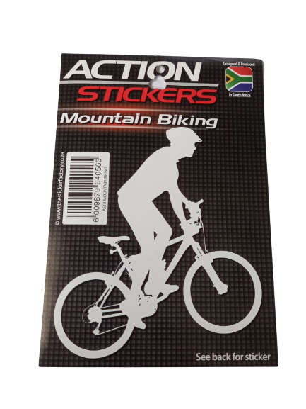 Action Sticker - Mountain Biking