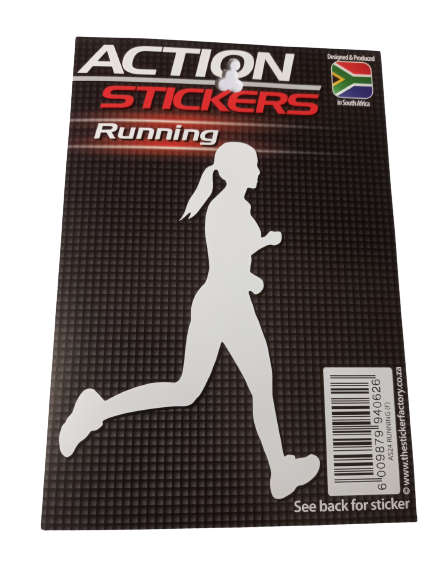 Action Sticker - Running Female