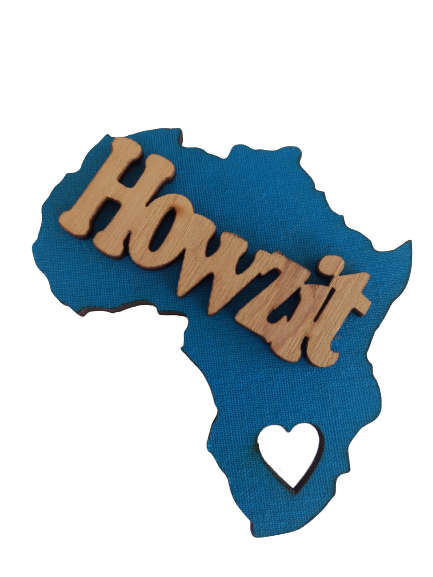 Fridge Magnet - Howzit Blue