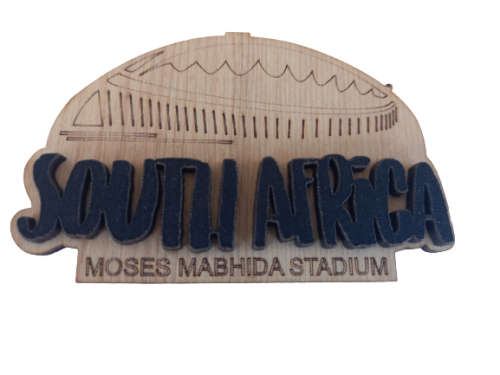 Fridge Magnet - Moses Mabhida Stadium Black