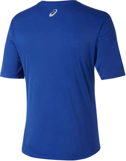 Asics Tee Men`s Graphic Spiral Logo Blue - Small