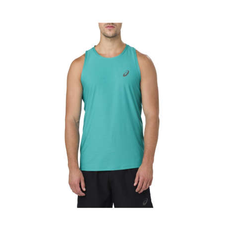 Asics Singlet Vest Men`s Lake Blue - X-Small
