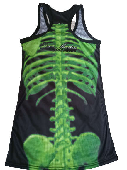 Vest Ladies Skeleton Green - Small