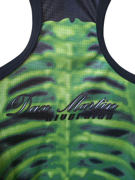 Vest Ladies Skeleton Green - Small