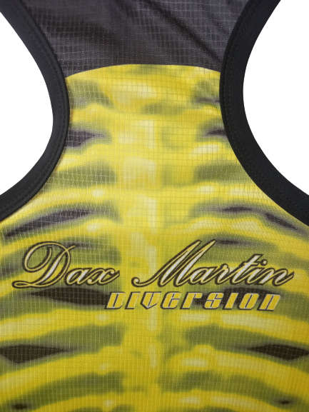 Vest Mens Skeleton Yellow - X-Small