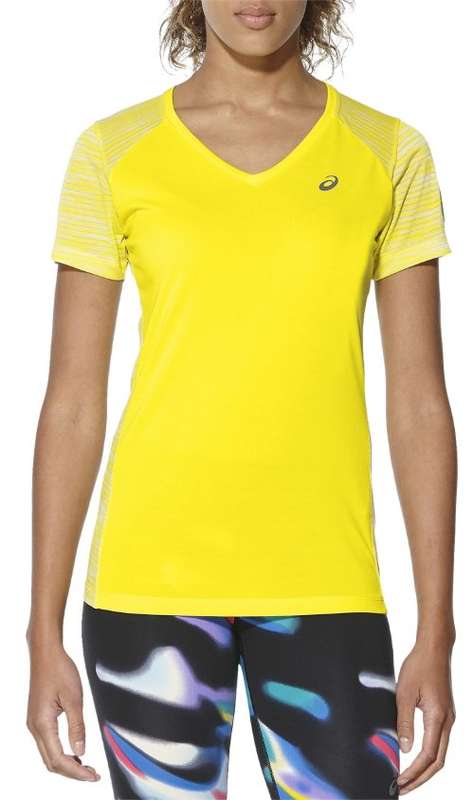 Asics Tee Ladies FuzeX Yellow - X-Small