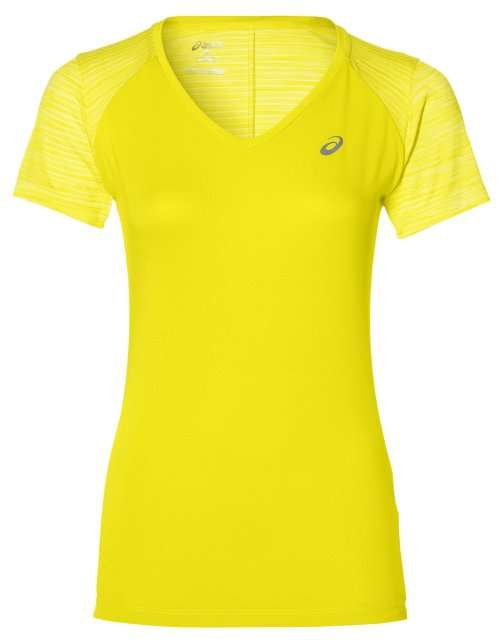 Asics Tee Ladies FuzeX Yellow - X-Small