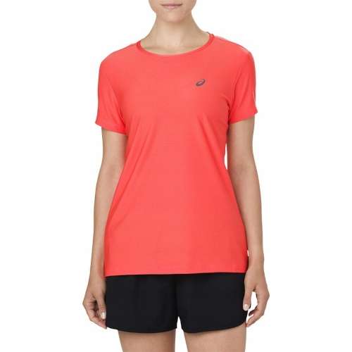 Asics Tee Ladies Coral - Small (S)