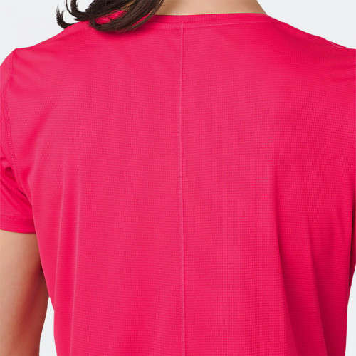Asics Tee Ladies Silver Pixel Pink - Large