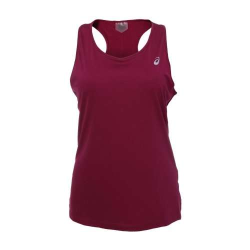 Asics Tank SIlver Ladies Dried Berry - Large
