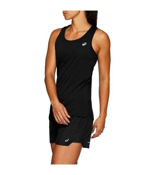 Asics Tank SIlver Ladies Performance Black - X-Large