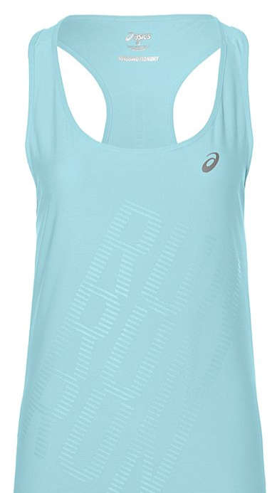 Asics Tank Graphic Ladies Blue - X-Large