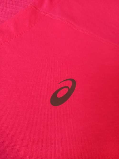 Asics Tee Ladies Fuzex V-neck Azalea - Large
