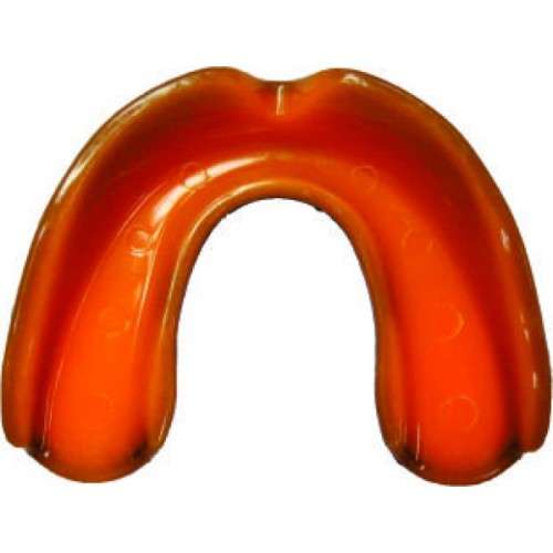 Mouth Guard Senior Extreme - Black & Orange