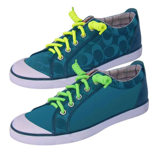 Laces No-Tie Curly - Navy