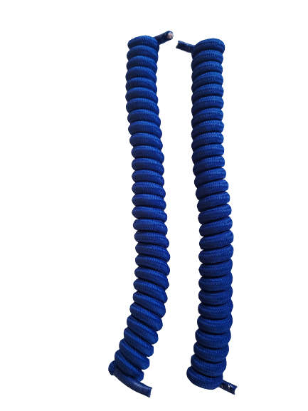 Laces No-Tie Curly - Navy