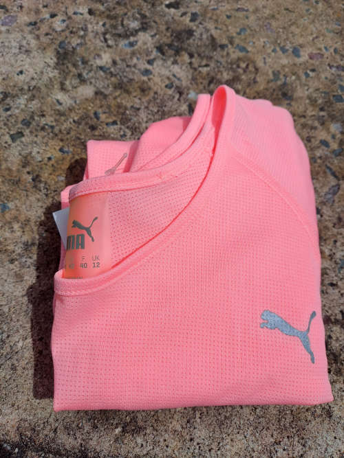 Puma Short Sleeve Tee Ladies Core Run - Small