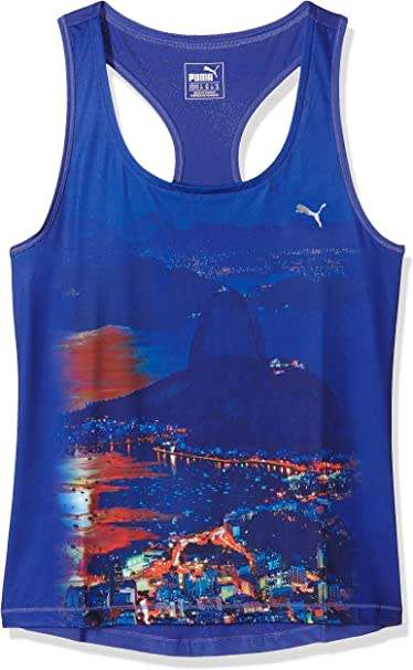 Puma Layer Tank Ladies Graphic - Small (UK 10)