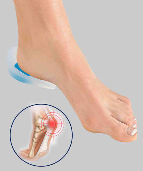 Heel Support Silicone Rockets / Medac - Small