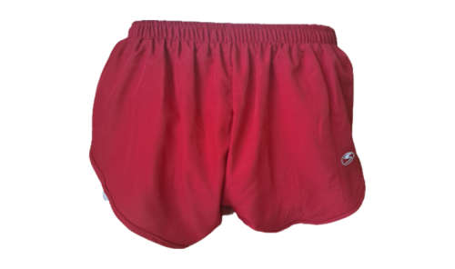 Running Shorts Mens High-Cut Second Skins: Red - Size 2X-Large