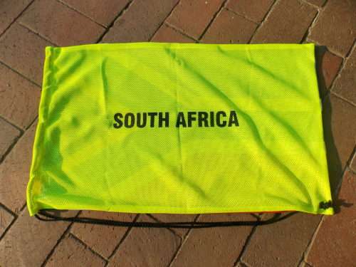 SA Flag Mesh Bag