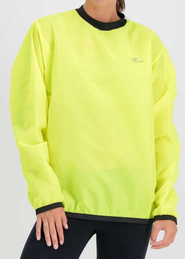 Foul Weather Run Top Second Skins Lumo Yellow - Small (32)