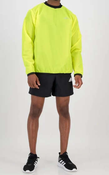 Foul Weather Run Top Second Skins Lumo Yellow - Small (32)