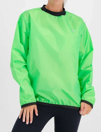 Foul Weather Run Top Second Skins Green - X-Large (38)