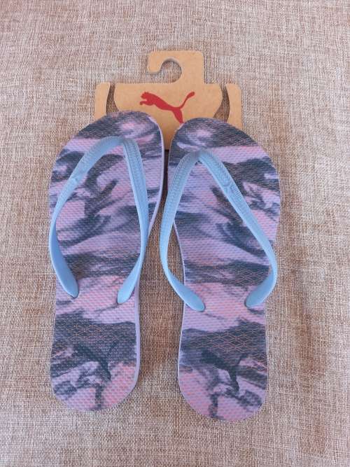 Puma sandals ladies first flip blue/purple  - size UK 8
