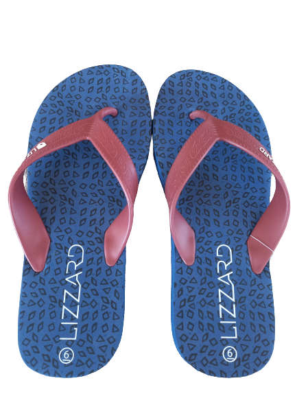 Lizzard sandals flip-flops men`s taurus navy - size UK 6