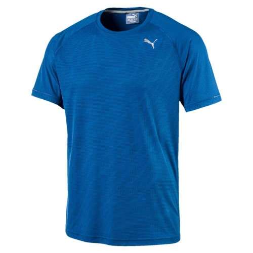 Puma Men`s Tee Shirt Core-Run Blue - Size S (Small)