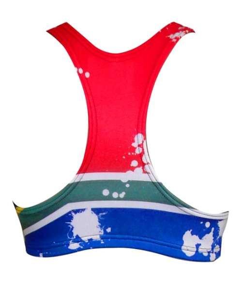 SA Flag Crop Top Ladies and Girls - Size 40